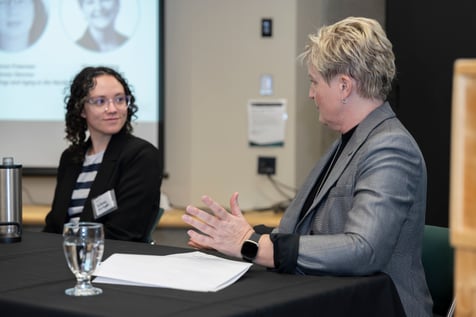 Hilary Travis, Director B.C., Foresight Canada&nbsp;and Mary Mytting of Hubspace